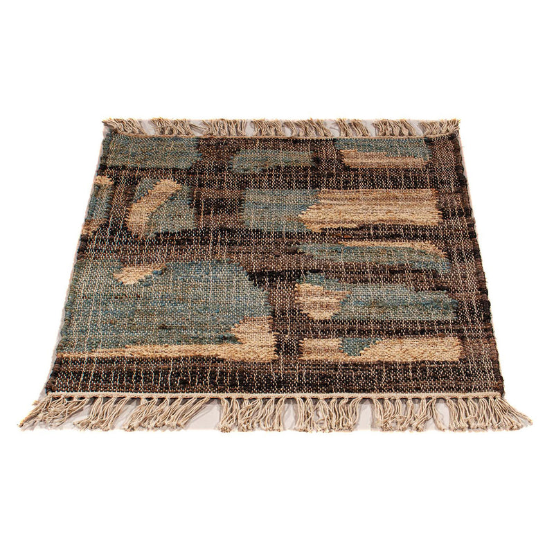 Kelim matta - trendig kvadrat  - 60 x 60 cm - flerfärgad