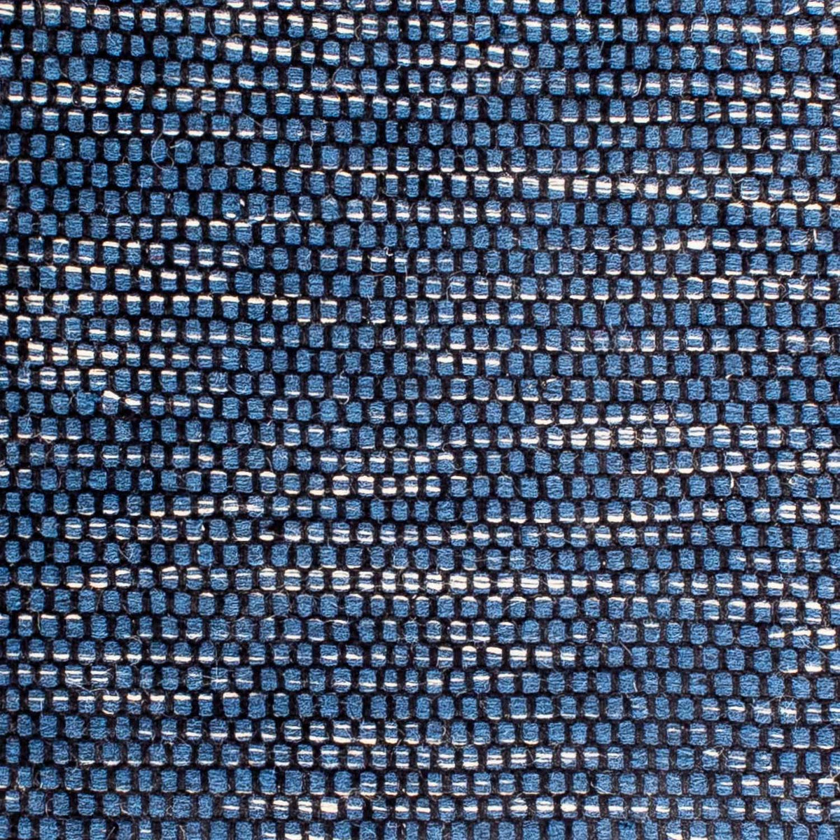 Kelim matta - trendig - 88 x 62 cm - mörkblå