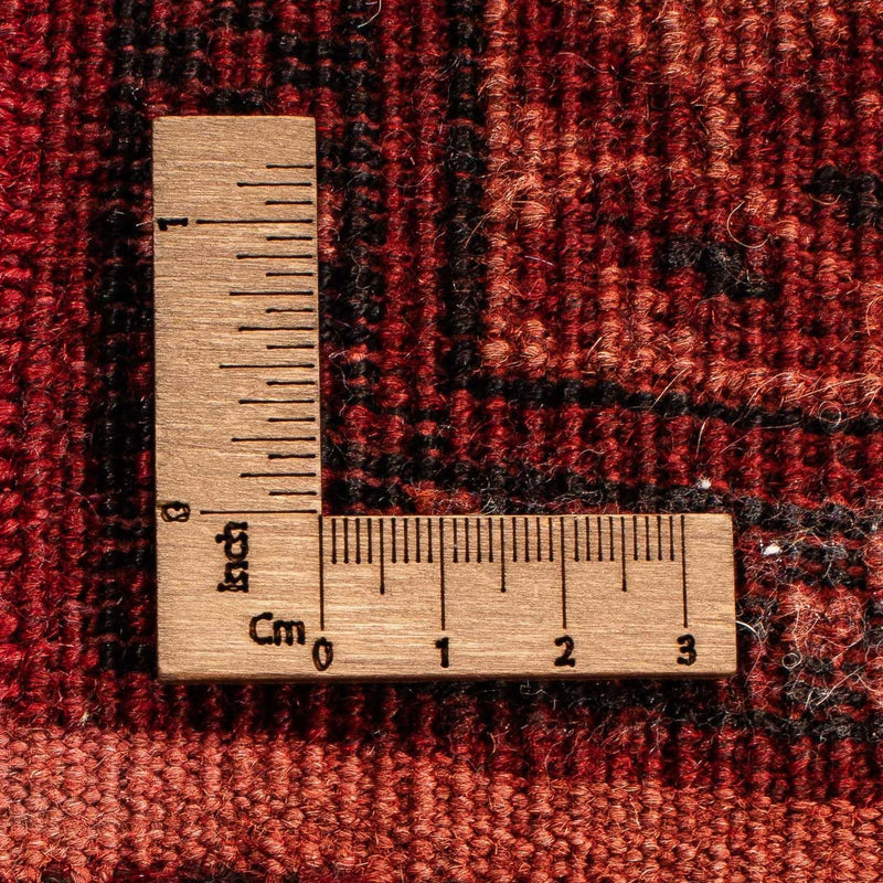 Pakistanska mattan - 115 x 64 cm - mörkröd