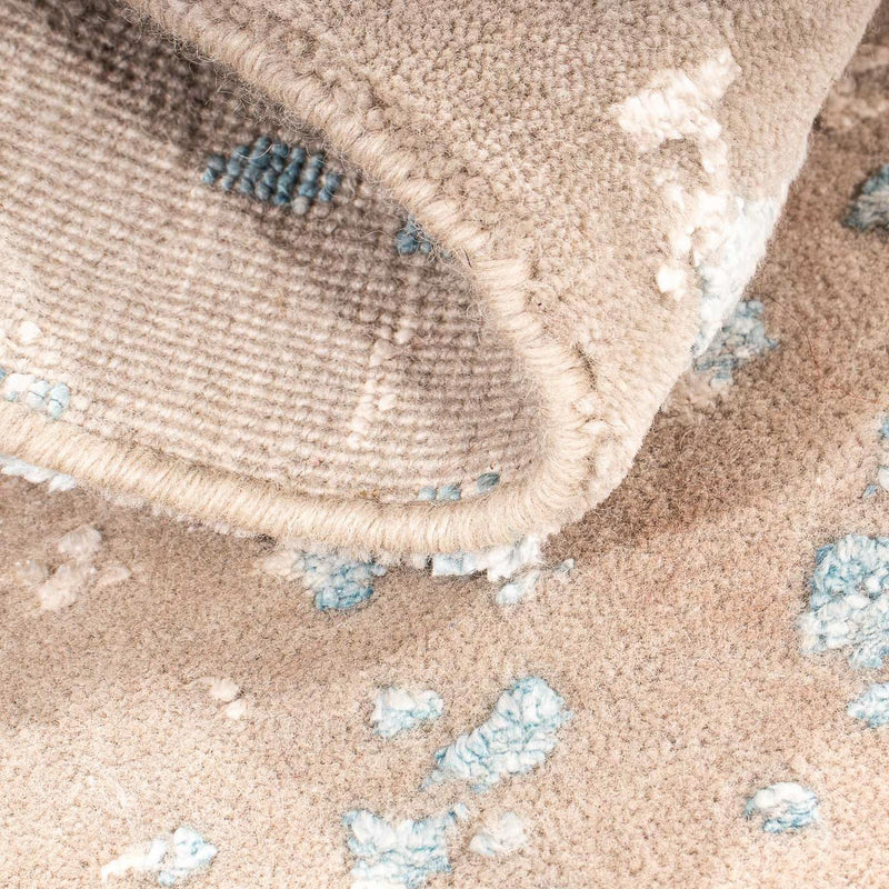 Designermatta - 88 x 63 cm - ljusbrun