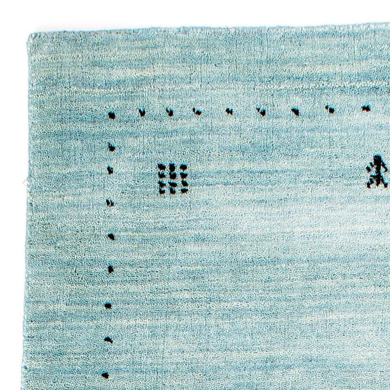 Gabbeh-mattan - Loribaft Indus - 140 x 70 cm - ljusblå