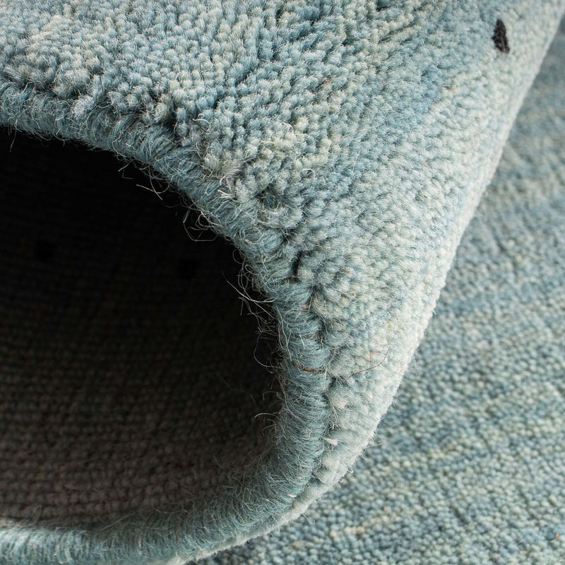 Gabbeh-mattan - Loribaft Indus - 140 x 70 cm - ljusblå