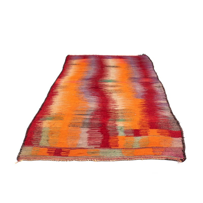 Runner Kelim-matta - gammal - 265 x 125 cm - flerfärgad