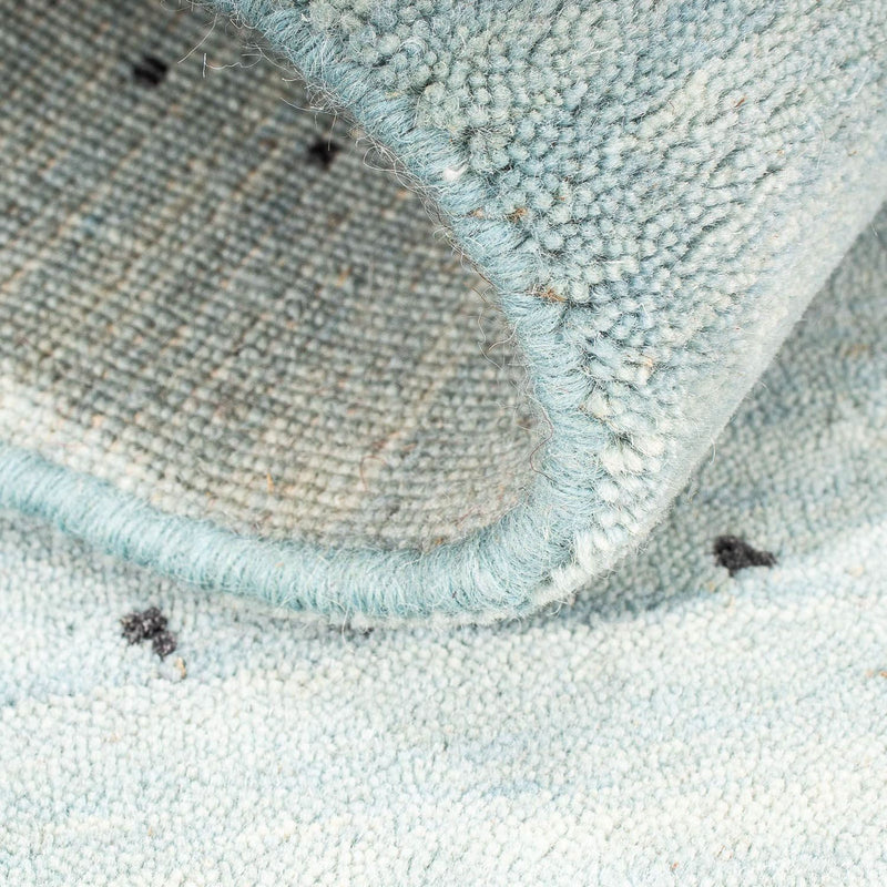 Gabbeh-mattan - Loribaft Indus - 95 x 65 cm - ljusblå