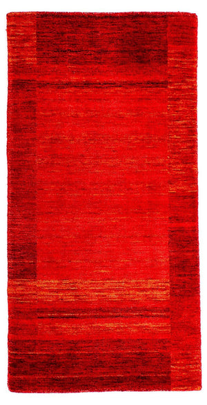 Gabbeh-mattan - Loribaft Indus - 142 x 77 cm - röd
