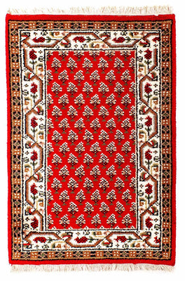 Orientalisk matta - Mir - Indus - 93 x 60 cm - röd