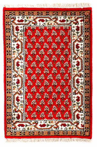 Orientalisk matta - Mir - Indus - 93 x 60 cm - röd