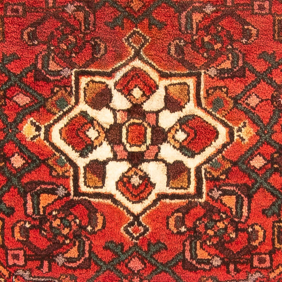 Runner Persisk matta - Nomadic - 176 x 106 cm - mörkröd