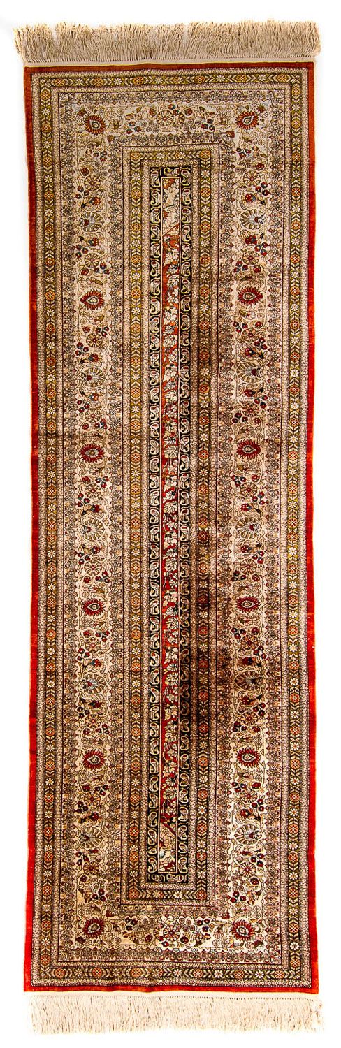 Runner Silk matta - China Silk - 272 x 71 cm - röd