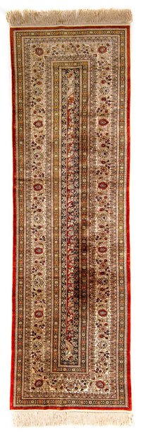 Runner Silk matta - China Silk - 272 x 71 cm - röd