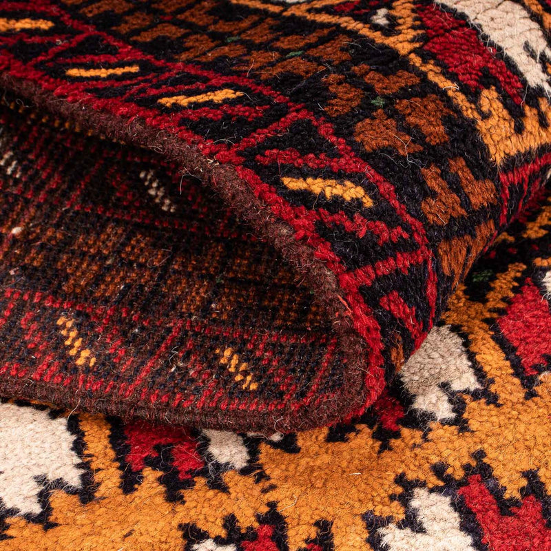 Baluch-matta - 129 x 75 cm - mörkröd