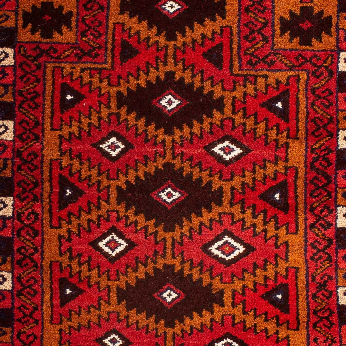 Baluch-matta - 125 x 80 cm - mörkröd