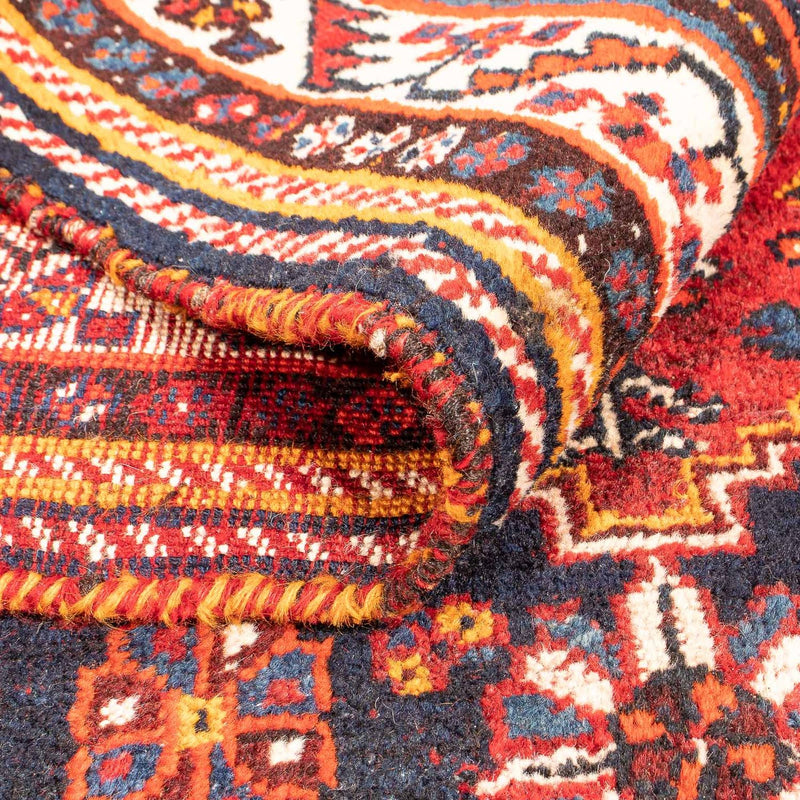 Persisk matta - Nomadic - 142 x 115 cm - mörkröd