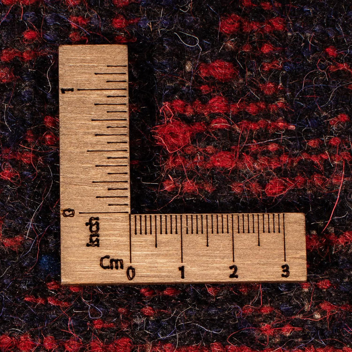 Baluch-matta - 132 x 79 cm - mörkröd