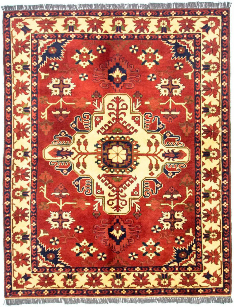Afghansk matta - Hatshlu - 195 x 159 cm - rost