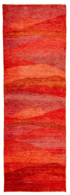 Runner Gabbeh-matta - Indus - 197 x 77 cm - röd