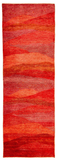 Runner Gabbeh-matta - Indus - 197 x 77 cm - röd