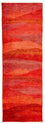 Runner Gabbeh-matta - Indus - 197 x 77 cm - röd