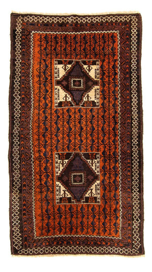Baluch-matta - 192 x 111 cm - brun