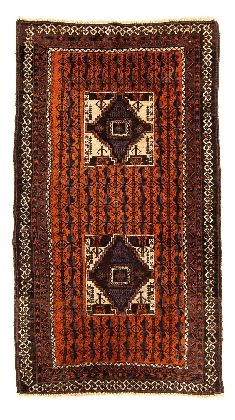 Baluch-matta - 192 x 111 cm - brun