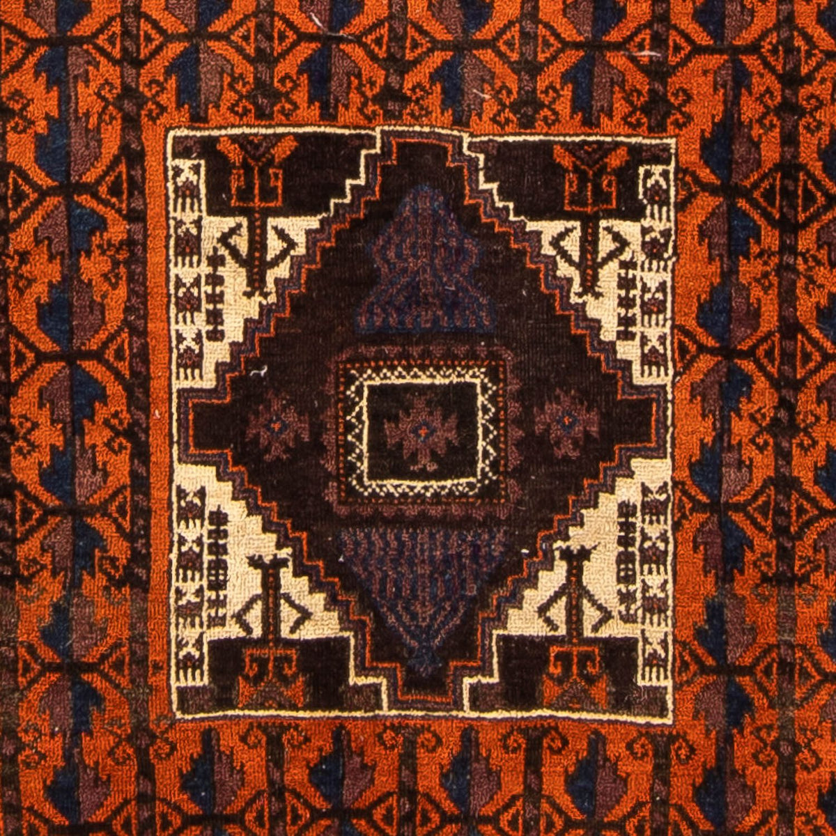 Baluch-matta - 192 x 111 cm - brun