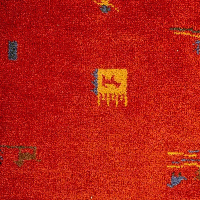 Gabbeh-matta - Indus - 90 x 60 cm - röd