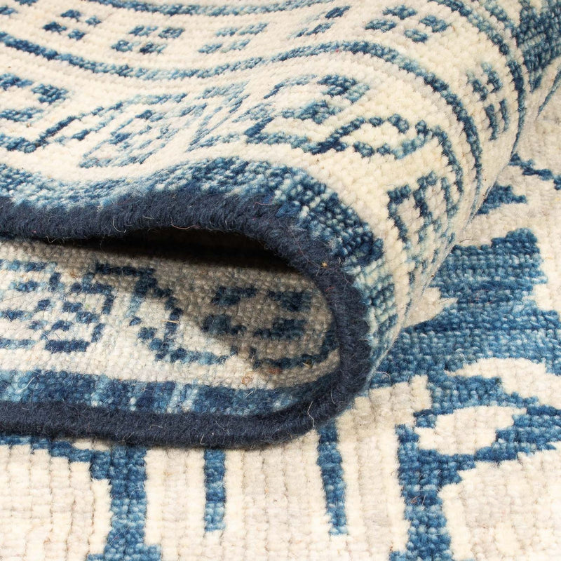 Designermatta - 279 x 185 cm - mörkblå