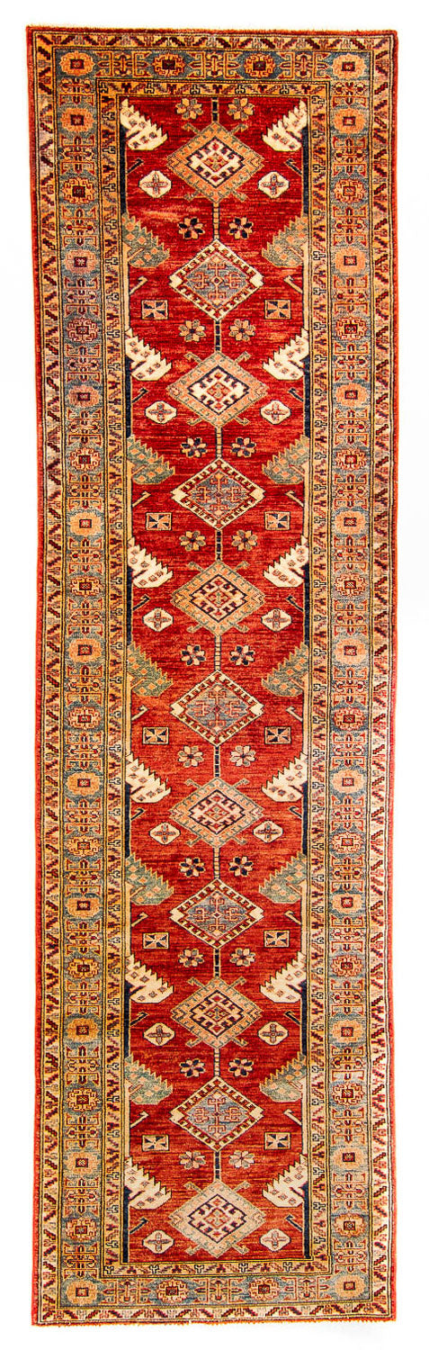Runner Ziegler Carpet - Kazak - 321 x 84 cm - röd