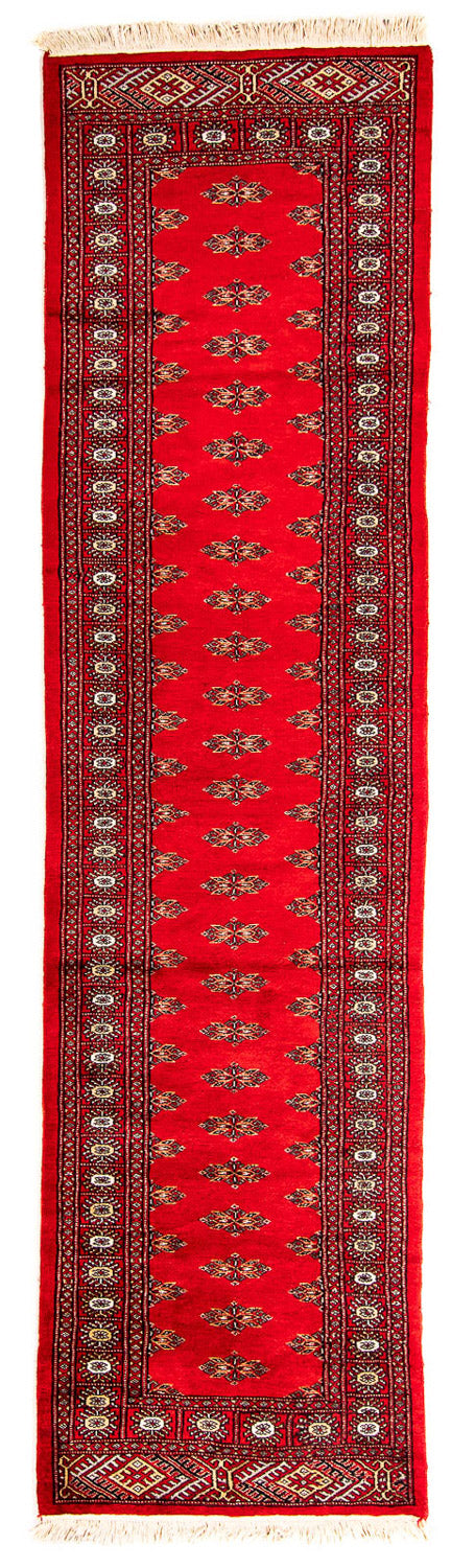 Runner Pakistanska mattan - 326 x 76 cm - röd