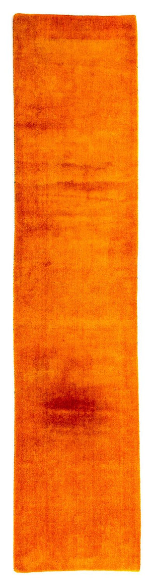 Runner Gabbeh-matta - Loribaft Persian - 395 x 80 cm - orange