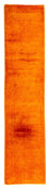 Runner Gabbeh-matta - Loribaft Persian - 395 x 80 cm - orange