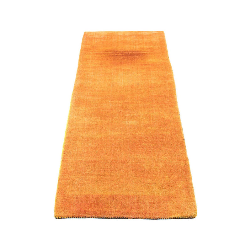 Runner Gabbeh-matta - Loribaft Persian - 395 x 80 cm - orange