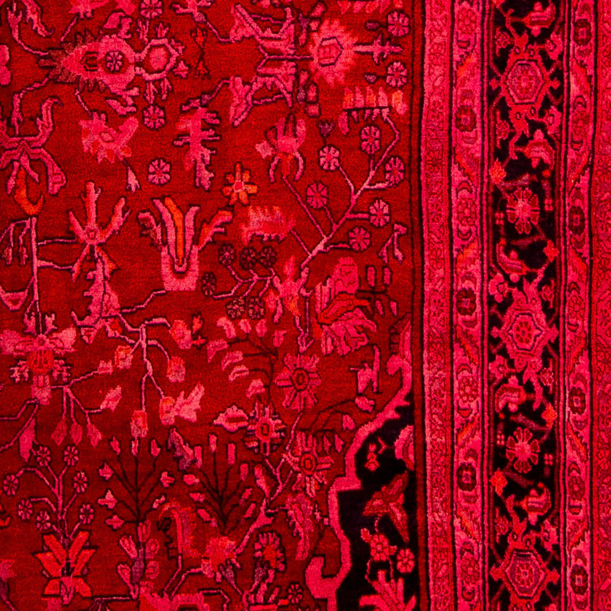 Runner Persisk matta - Bijar - Royal - 320 x 74 cm - röd