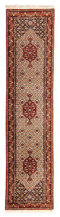 Runner Orientaliska mattor - Bijar - Indus - 340 x 77 cm - beige