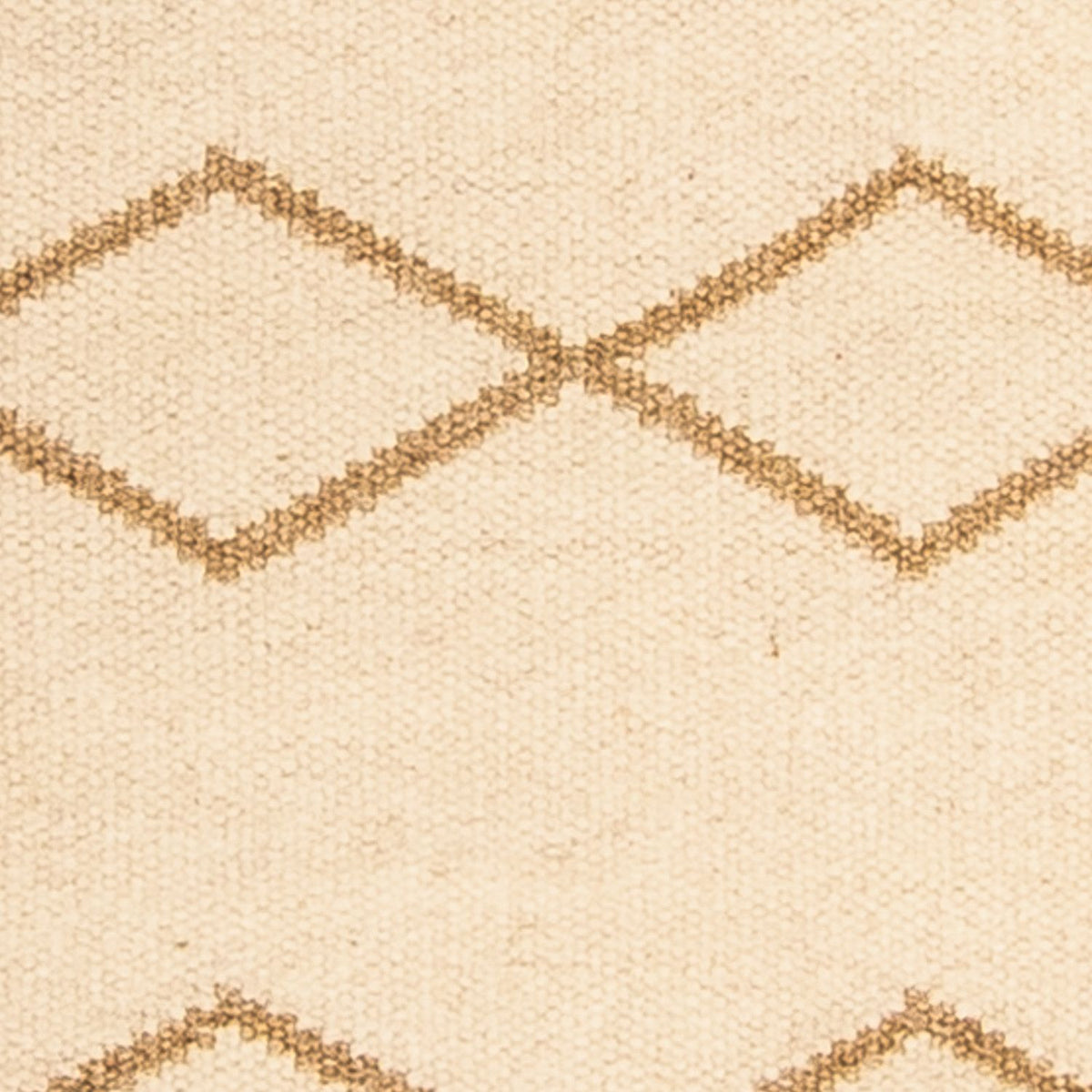 Kelim matta - trendig - 150 x 76 cm - beige