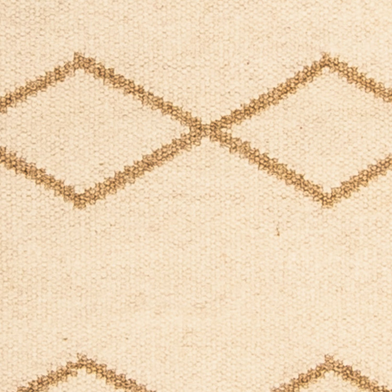 Kelim matta - trendig - 150 x 76 cm - beige