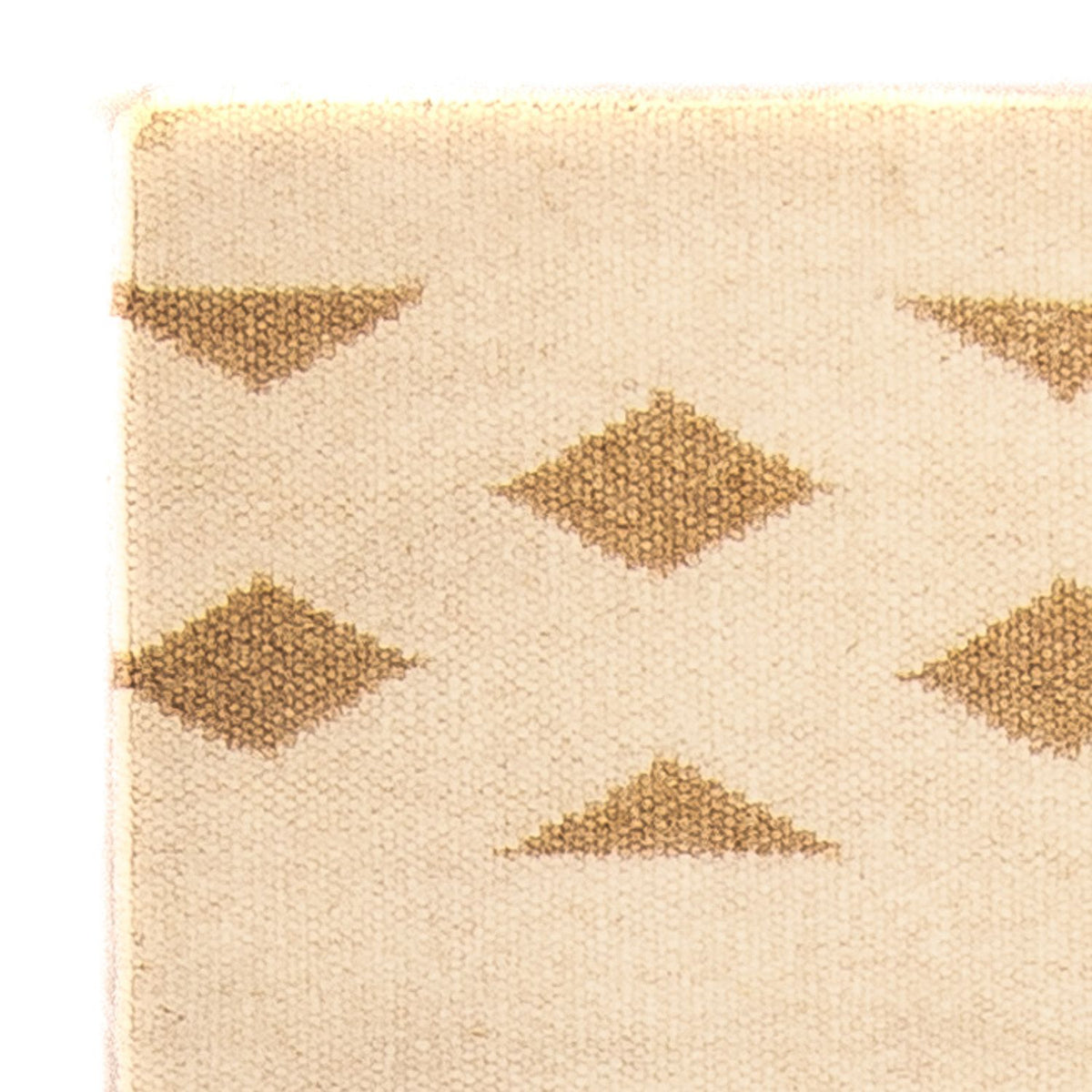 Kelim matta - trendig - 150 x 76 cm - beige