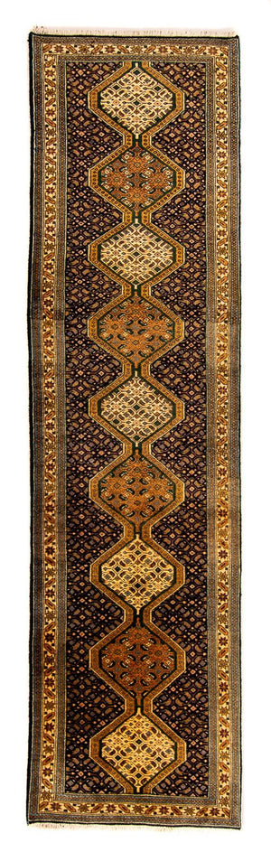 Runner Persisk matta - Nomadic - 297 x 70 cm - mörkblå