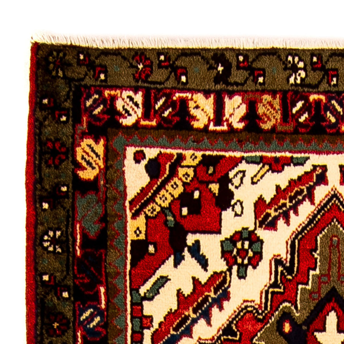 Runner Persisk matta - Nomadic - 213 x 86 cm - mörkröd