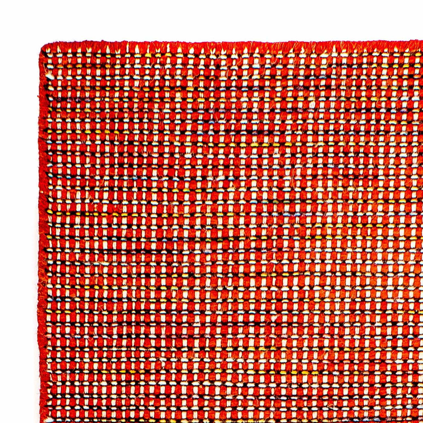 Kelim matta - trendig - 160 x 91 cm - röd