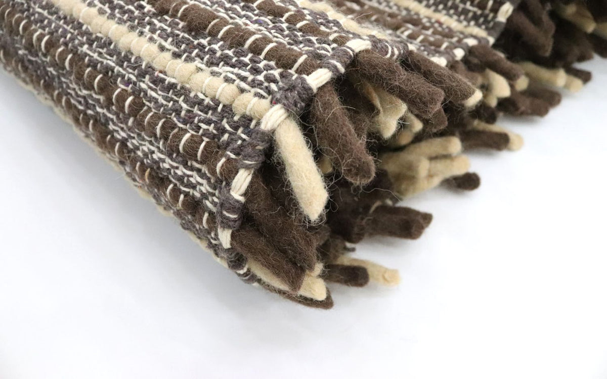 Hög luggmatta - 198 x 129 cm - flerfärgad