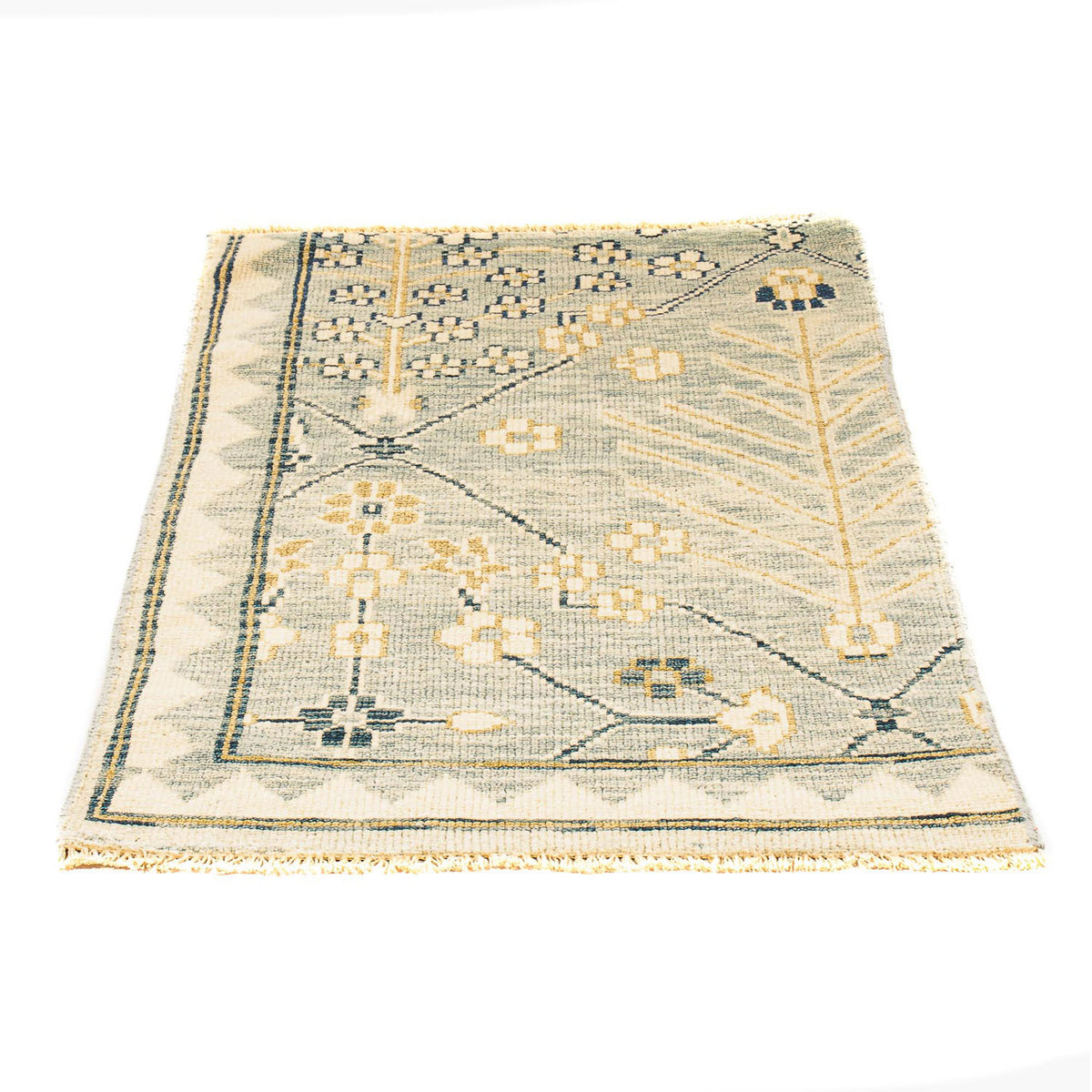 Ziegler Carpet - Modern - 92 x 62 cm - ljusblå