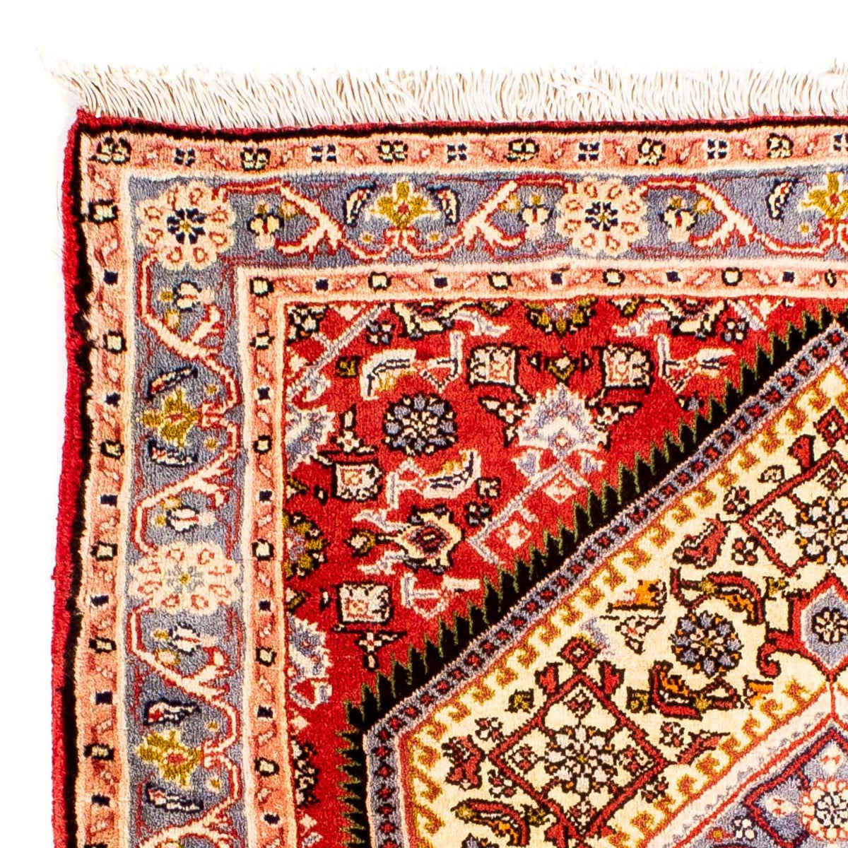 Persisk matta - Bijar - Royal kvadrat  - 85 x 80 cm - röd