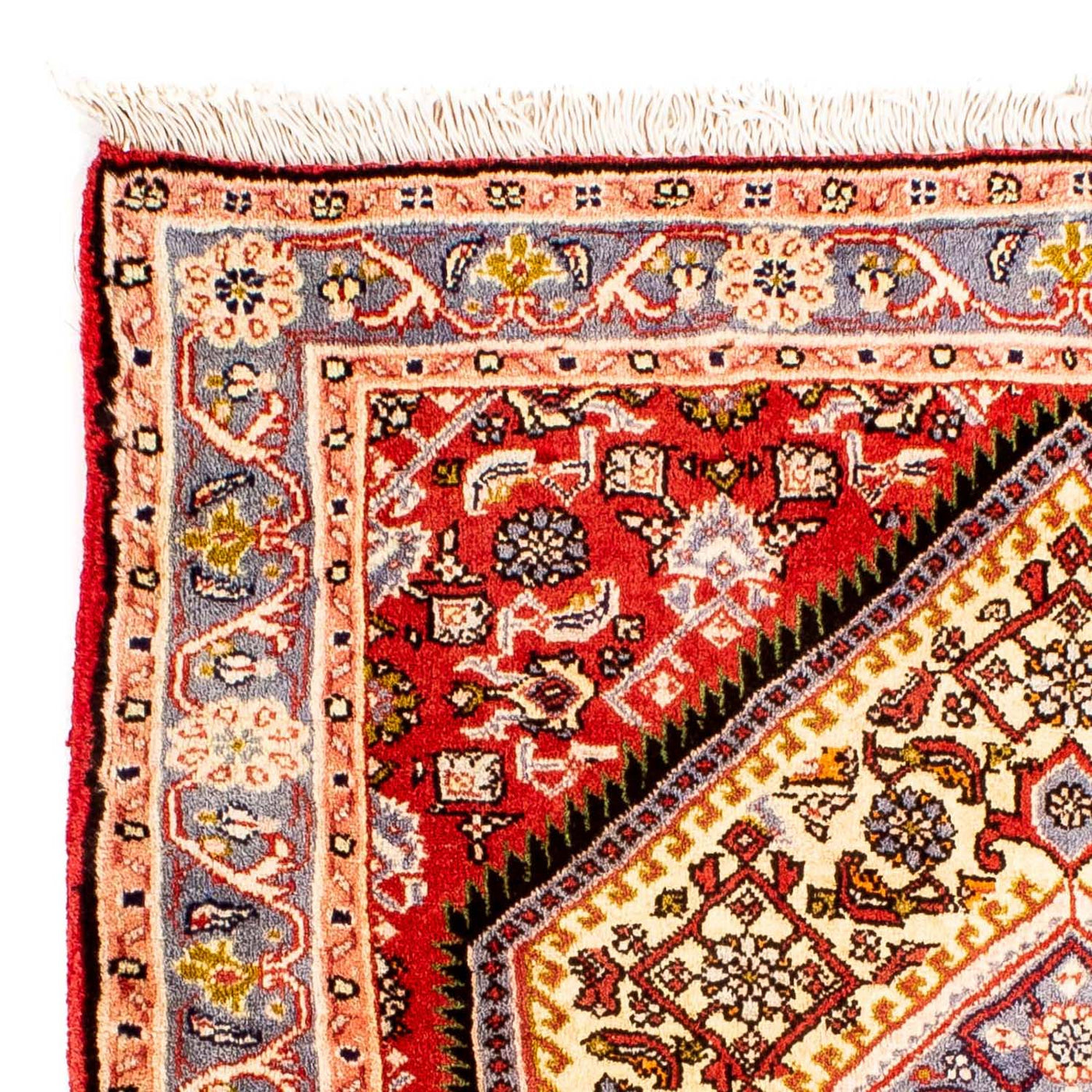 Persisk matta - Bijar - Royal kvadrat  - 85 x 80 cm - röd