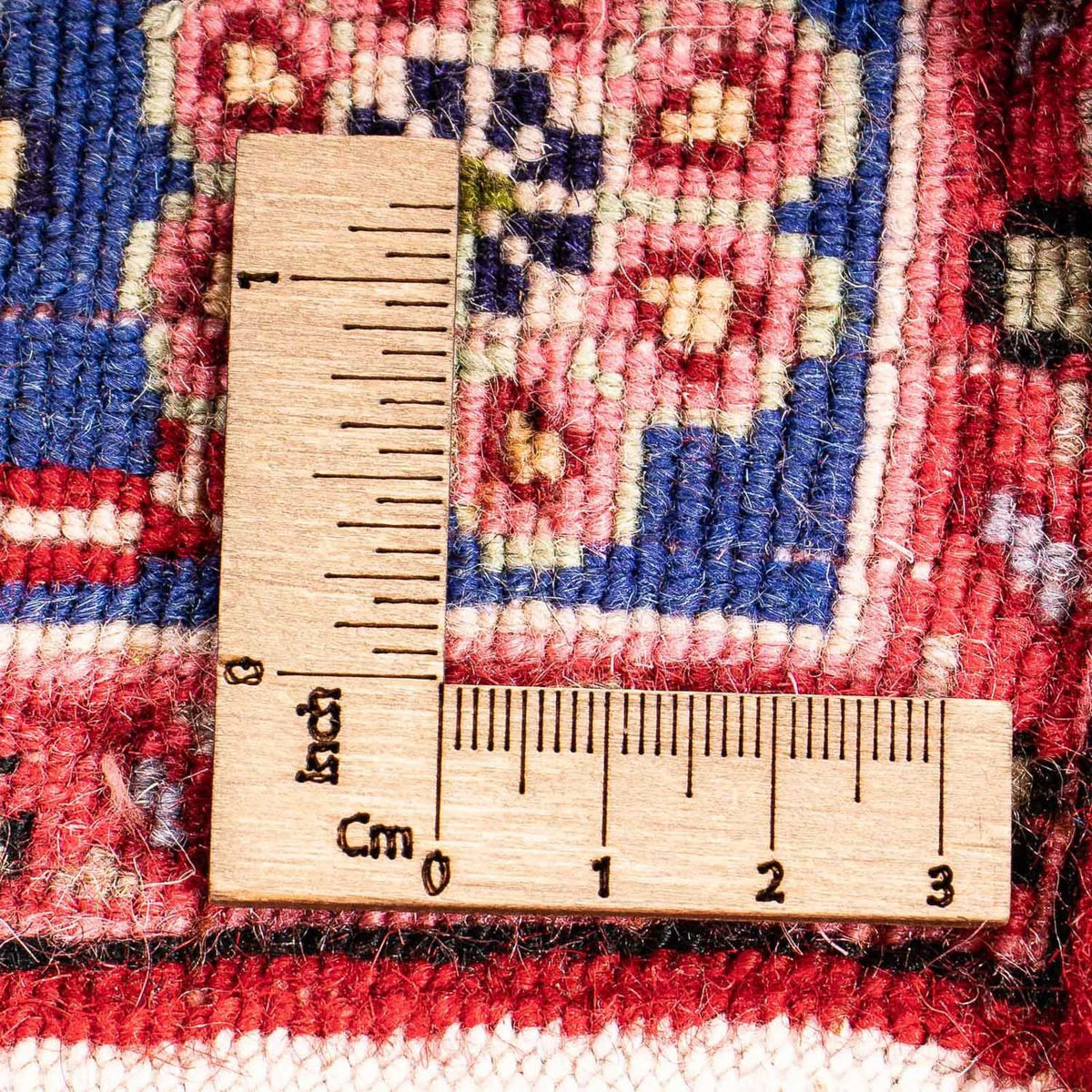 Persisk matta - Bijar - Royal kvadrat  - 85 x 80 cm - röd