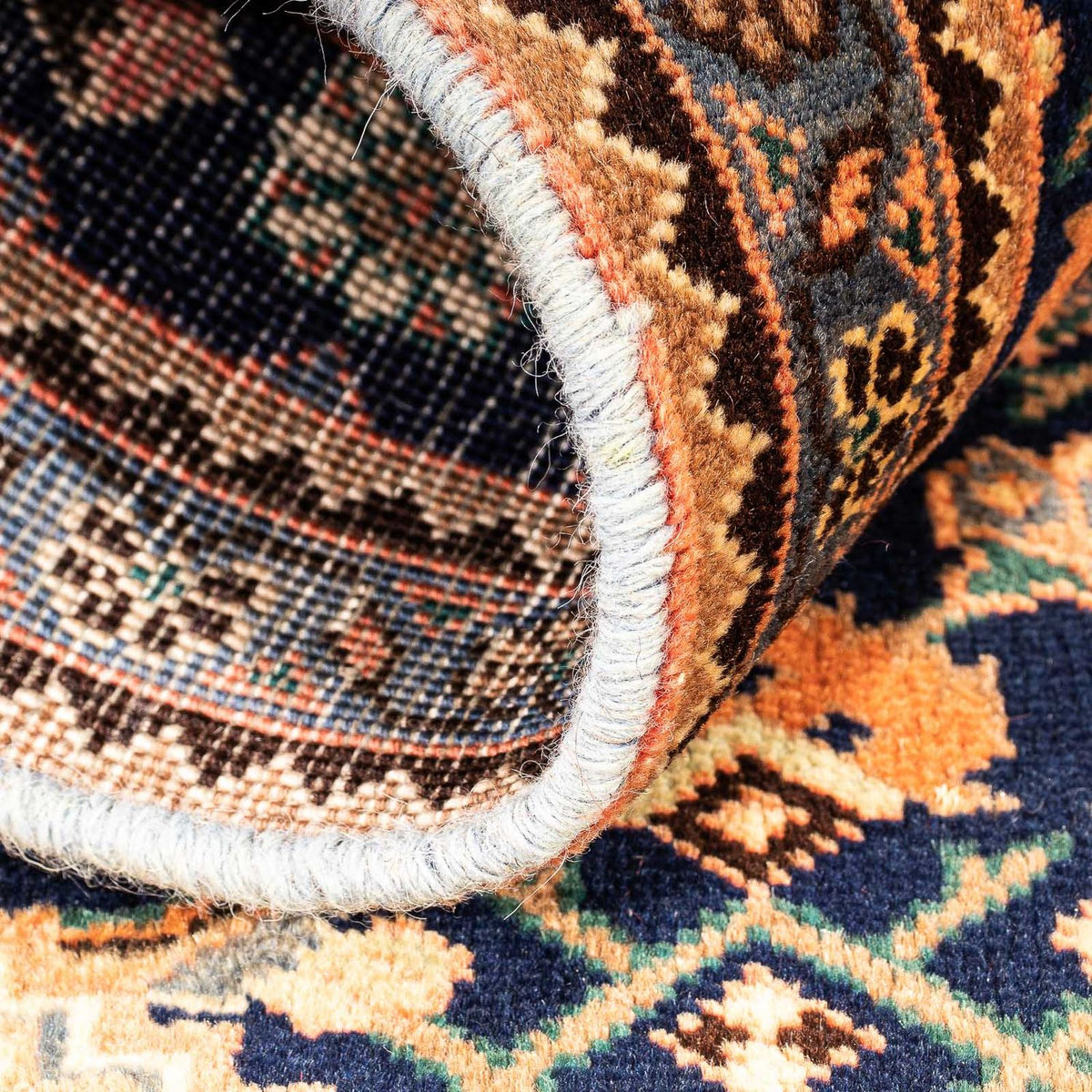 Persisk matta - Nomadic - 119 x 70 cm - mörkblå