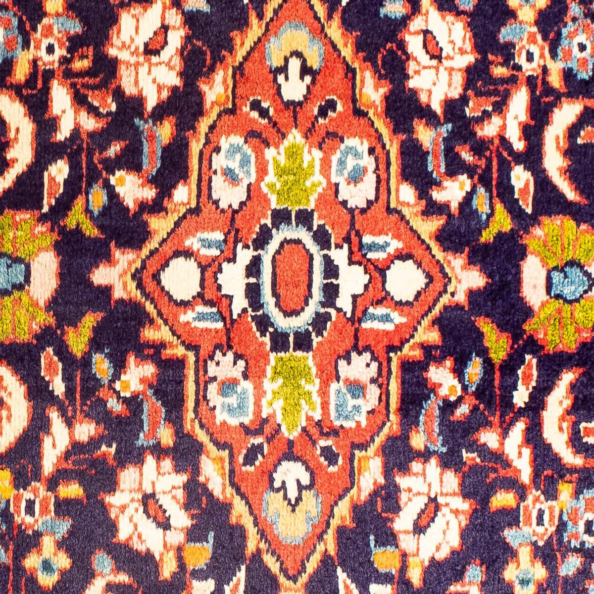 Persisk matta - Classic - 98 x 75 cm - mörkblå