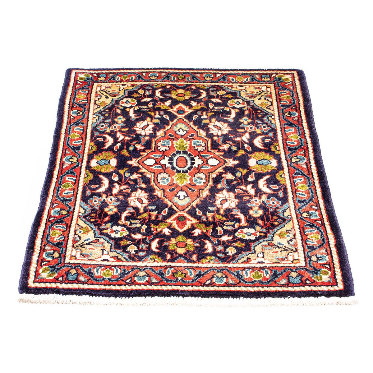 Persisk matta - Classic - 98 x 75 cm - mörkblå