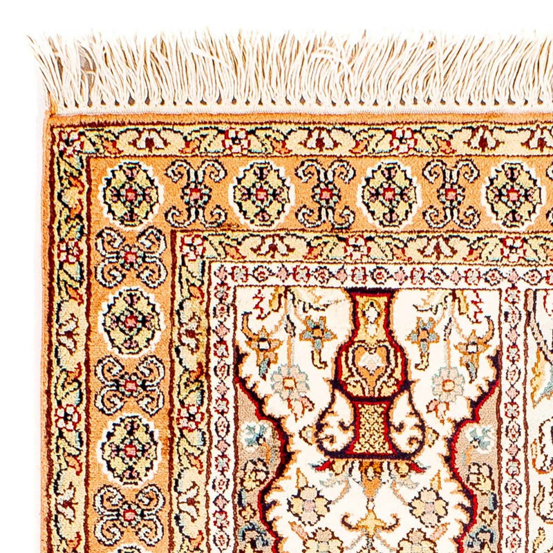 Sidenmatta - Kashmir Silk - 98 x 60 cm - beige