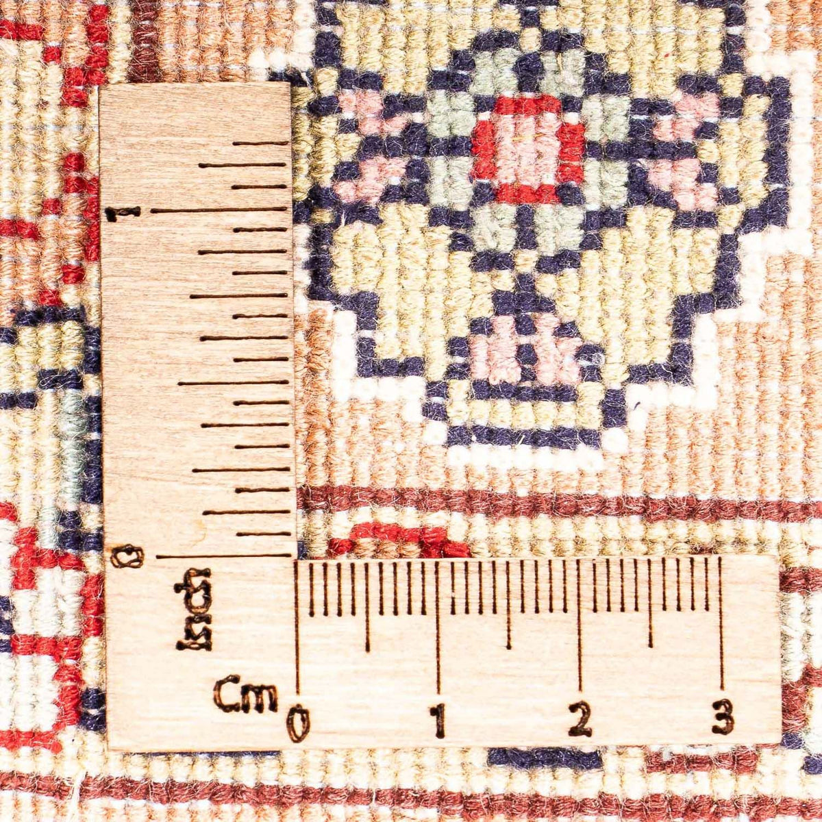 Sidenmatta - Kashmir Silk - 98 x 60 cm - beige